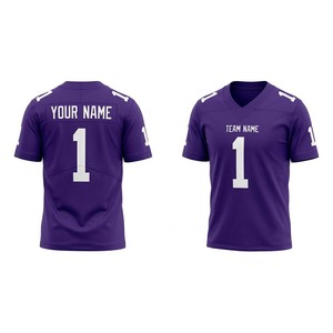 Camiseta de Fútbol Americano Personalizada Negra con Número 5 Amarillo, Cuello en V para Mujer, Malla de Poliéster que Absorbe la Humedad, Manga Corta para Hombre Adulto - Product Image 3