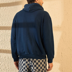 Sweat à capuche pour homme de qualité supérieure, décontracté, tissé, avec logo imprimé sur le devant, 100% coton, pull-over oversize, 280 grammes - Product Image 5