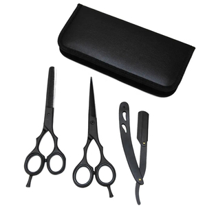 Wholesale 7 Inch And 6.5 Inch <b>Long</b> Stainless Steel Hair Styling Hair Grooming Scissors <b>Shears</b> Barber Scissors Kit For Sale - Product Image 4