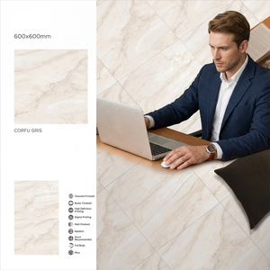 กระเบื้องปูพื้นพอร์ซเลน Vistaar Factory ขนาด 600x600 มม. 60x60 กันลื่น ทนกรด สีคอร์ฟอิวอรี่ 24x24 2x2 ดีไซน์เกรดพรีเมียม - Product Image 5