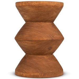 <b>Oak</b> Stone CNC Machined Wabi-Sabi Coffee <b>Table</b> <b>Round</b> Living Room Side <b>Table</b> Custom Furniture Housewarming Tabletop Indoor Use - Product Image 3
