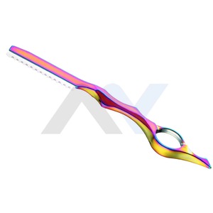 Navaja de Peluquería Rosa para Adelgazar y Texturizar el Cabello, Herramienta Profesional para Recortar y Peinar el Cabello para Mujeres, Ideal para Salón de Belleza y Barbería - Product Image 4