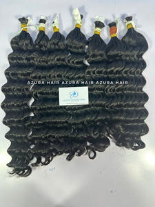 Cabello humano vietnamita negro al por mayor, cabello de onda profunda, cabello tejido suave y liso de 6-32 pulgadas - Product Image 4