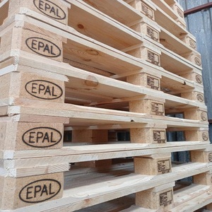EPAL Single-Faced Wood Pallets 2-Way Entry Dynamic Load 1500kg Eco-friendly Industrial Cold <b>Storage</b> Use Export - Product Image 1