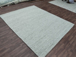 พรมขนสัตว์หนานุ่มงานฝีมืออินเดีย |   พรมลายทางเนื้อสัมผัสหนา ทำมือ ยี่ห้อซูแมค นุ่ม หนา ทันสมัย เหมาะสำหรับห้องนั่งเล่น รับผลิตตามแบบ OEM - Product Image 4