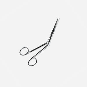 Tijeras Nasales Heymann Curvas de Acero Inoxidable, Instrumento Quirúrgico Manual de Alta Calidad para Uso Clínico en Rinoplastia y Cirugía Nasal - Product Image 4