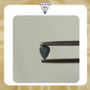 Alexandrite à changement de couleur naturel, taille poire, 0,43 carat, certifiée IGI, pierre précieuse brute non traitée, vert à rouge, qualité AAAA, pierre précieuse fine - Product Image 2