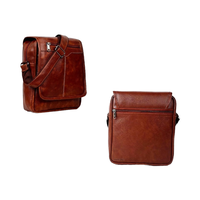 Sac à bandoulière en cuir PU pour homme RUB INTERNATIONAL - Élégant, tendance, imperméable, durable, portable, avec fermeture éclair