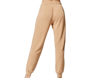 Women's Loose Elastic Waist Solid Color Cotton Tracksuit <b>Pants</b> Ankle-Length Casual Autumn Wear - Product Image 1