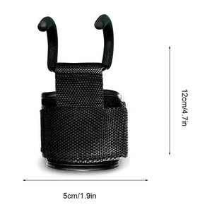 Ganchos de levantamiento de pesas para entrenamiento de gimnasia de alta resistencia al por mayor, correa para tirar hacia arriba, ganchos de barra de levantamiento de pesas personalizados, correas de muñeca - Product Image 6