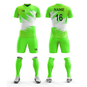 Best Selling Wholesale Football Uniform High Quality Sportswear Plain Color <b>Compression</b> Suits Team Player Name with Numbers - Product Image 1