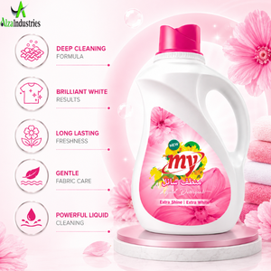 Floral Liquid Laundry <b>Detergent</b> | Extra White Extra Shine Formula for Soft Fresh Clothes and Daily Fabric Cleaning for Home Use - Product Image 6
