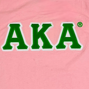 Premium <b>Shirt</b> Pink Green Women's Crew Neck Short Sleeve Casual Greek Style T-<b>Shirt</b> Premium Apparel - Product Image 6