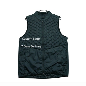 Custom High Quality Fashion Casual Thermal Running <b>Gilet</b> Mens Custom Patchwork Utility <b>Thin</b> Down Sleeveless Jacket Vest for Men - Product Image 5