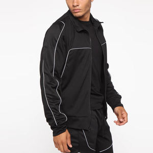 Wholesale Streetwear Crinkle Windbreaker <b>Tracksuit</b> Custom Logo Design 100% <b>Polyester</b> Two Piece Set Breathable <b>Tracksuit</b> - Product Image 4