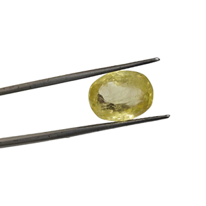 Zafiro Amarillo de Alta Calidad, 9.80 ct, Forma Ovalada, Gema Suelta para Joyería Fina de Exportación - Product Image 1