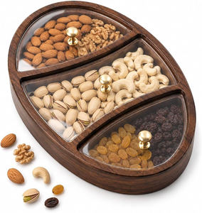 Caja rectangular económica con múltiples compartimentos para dulces/frutos secos/nueces, con el mejor estilo y un diseño único. - Product Image 5