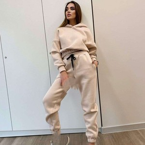Womens Hoodie Essential Pullover Knit Sweat <b>Top</b> Soft Touch Fabric Relaxed Fit Everyday Comfort Urban Casual Wear <b>Layer</b> - Product Image 4
