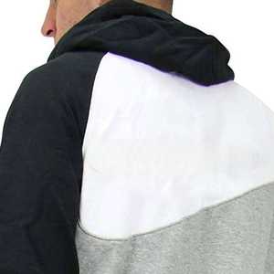 เสื้อสเวตเชิ้ตมีฮู้ดซิปหน้าสำหรับผู้ชาย แขนเสื้อแบบแร็กแลน ผ้าฟลีซ สวมใส่สบายๆ ในฤดูใบไม้ร่วง ทรงปกติ - Product Image 2