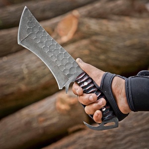 Handmade Stainless Steel Tracker Knife with Micarta Sheet Handle and <b>Leather</b> Sheath Bushcraft Survival Camping Hunting Knife - Product Image 2