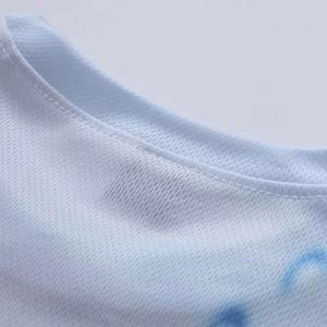 Camiseta Deportiva con Logotipo Personalizado en Relieve, Camiseta Deportiva con Estampado Reflectante, Proveedor de Camisetas de Poliéster de Secado Rápido - Product Image 5