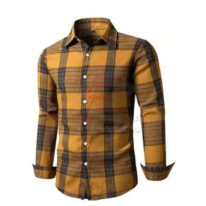 Camisa de Manga Larga a la Moda para Hombre, Camisa de Manga Larga de Tela de Alta Calidad para Hombre, Camisa de Manga Larga Estándar de Exportación para Hombre - Product Image 1