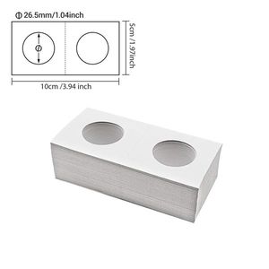 Collection Display Flips Card Paper Cardboard Coin Purses with Holder Clip Case for Storage and Display - Product Image 1