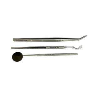 Kit Profesional de Examen Dental, Juego de 3 Herramientas Dentales de Acero Inoxidable para Revisión Bucal, Limpieza e Higiene, para Dentistas - Product Image 2