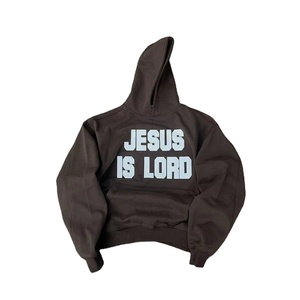 Custom Men's Streetwear 100% Cotton Fleece Pullover Hoodie Zipper Design Regular Fit 460g Fabric High Quality Embroidered - Product Image 1