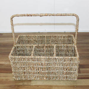 Artex Dong Thap Factory Handmade Natural Seagrass <b>Rope</b> Storage Water Hyacinth <b>Crafts</b> Eco Friendly SD4007A-1NA - Product Image 4