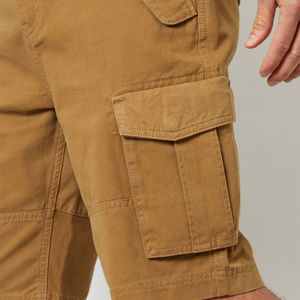 Custom Personalized 100% Cotton Cargo Shorts for Men Summer Casual Multi-Pocket <b>Elastic</b> Cargo Shorts Solid Pattern OEM Serviced - Product Image 4