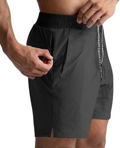 Pantalones Cortos Deportivos Transpirables para Hombre, para Correr, Gimnasio, Fitness, con Logotipo Personalizado, 5 Pulgadas, Casuales - Product Image 5