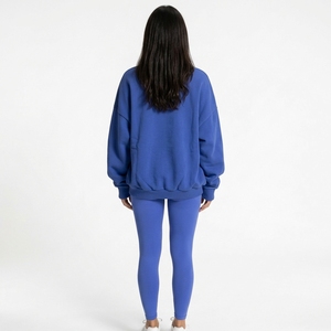 Sudadera de Alta Calidad, Gruesa, de Poliéster/Algodón, Estilo Holgado, para Invierno, para Mujer - Product Image 4