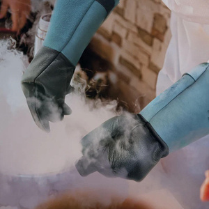 Gants de soudage TIG de qualité supérieure, en cuir de chèvre et de vachette pleine fleur, excellente protection des mains pour soudeurs, résistants aux flammes - Product Image 4