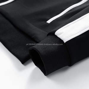 Sudaderas y sudaderas térmicas de algodón para hombre con chándal Atlético Sudadera con capucha inferior Pantalones de chándal para actividades al aire libre - Product Image 3