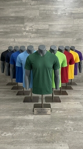 เสื้อยืดคอวีผ้าฝ้ายสำหรับผู้ชาย นุ่ม ระบายอากาศได้ดี สวมใส่สบาย แขนสั้น เหมาะสำหรับใส่ในฤดูร้อน ใส่ได้ทุกวัน ทรงปกติ - Product Image 4
