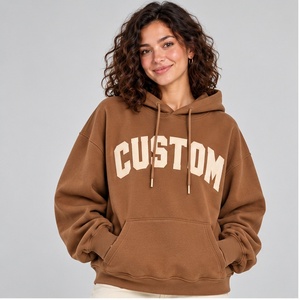 Sudadera con Capucha Oversize de Algodón 100% de Alta Calidad, 400gsm-500gsm, con Hombros Caídos, Estilo Urbano, Venta al Por Mayor Personalizada - Product Image 6