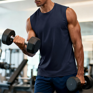 Premium Quality Men Fitness Tank Tops Lightweight Gym Vest High Performance <b>Running</b> <b>Singlet</b> Custom Logo Athletic Men Apparel - Product Image 2