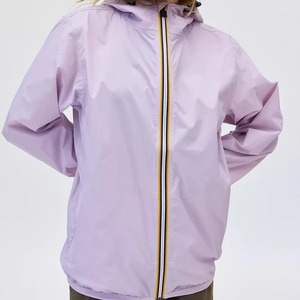 Chaqueta Deportiva con Capucha, Manga Larga, Cierre de Cremallera, Color Sólido, Poliéster, Chaqueta de Primavera para Mujer - Product Image 3