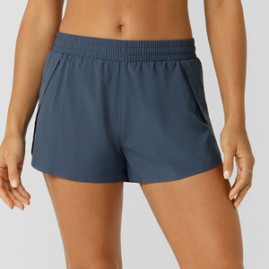 Pantalones Cortos Deportivos de Felpa para Mujer, Estilo Vintage, 100% Algodón, Cintura Media, Transpirables, de Secado Rápido, Antiarrugas, para Entrenamiento - Product Image 3