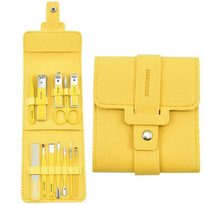 Kit de manucure et pédicure professionnel classique en acier inoxydable avec 4 en 1 coupe-ongles à ressort unique et étui de voyage portable - Haute Qualité - Product Image 2