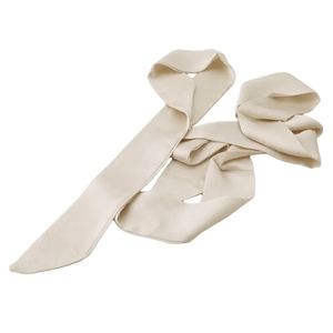 Pañuelo largo y estrecho para mujer, banda para el cuello, pañuelo estampado liso, pañuelo para el pelo, lazo de moda para mujer - Product Image 5