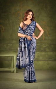 <b>Indian</b> Traditional Casual Saree with Kalamkari Print for Daily Wear and Festive Function for Women Comfortable Fancy Outfit - Product Image 2