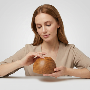 Bol à salade en bois poli fait main, luxe moderne, écologique, passe au lave-vaisselle, pour la maison, la ferme, la cuisine, service naturel décoratif - Product Image 1