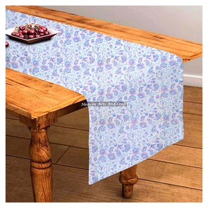 Best Price On Traditional Hand Block Printed Floral Table <b>Runner</b> 100% Pure Cotton Fabric On Sale For Wedding Events Home Decor - Product Image 1