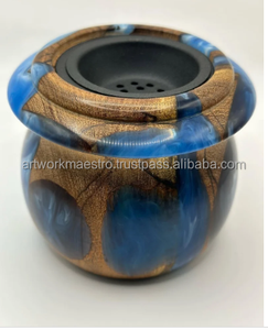 BRÛLEUR D'ENCENS ARTWORK MAESTRO Traditionnel Fait Main Écologique en Bois de Mangue et Résine avec Aromathérapie pour Désodorisant d'Air Aromatique - Product Image 3