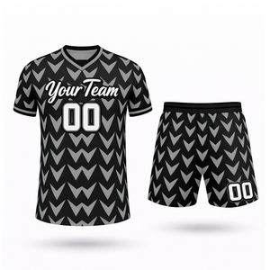 Conjuntos Nuevos de la Mejor Calidad, Impresión Digital, Talla Personalizada, Logotipo Personalizado, Unisex, Talla Grande, Poliéster de Verano - Product Image 3