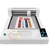 Cortadora automática de vinilo de corte de contorno plano para etiquetas DTF UV película pegatinas papeles