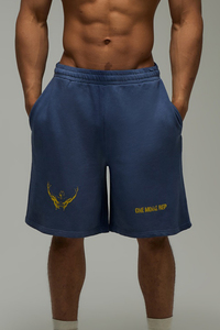Pantalones Cortos de Felpa de Algodón para Hombre con Estampado OEM, Diseño Gráfico Personalizado, Estilo Urbano, Largura hasta la Rodilla, con Cordón Ajustable, Estilo Casual - Product Image 4