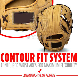 <b>Baseball</b> Training Gloves Soft Genuine Leather <b>Baseball</b> Mitts For Youth And Adults Strong Durable Design For Long Time - Product Image 6
